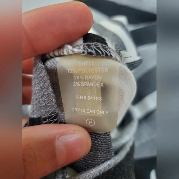 New Calvin Klein‎ Striped Ponte Sheath Dress sz 2 - Picture 8 of 8